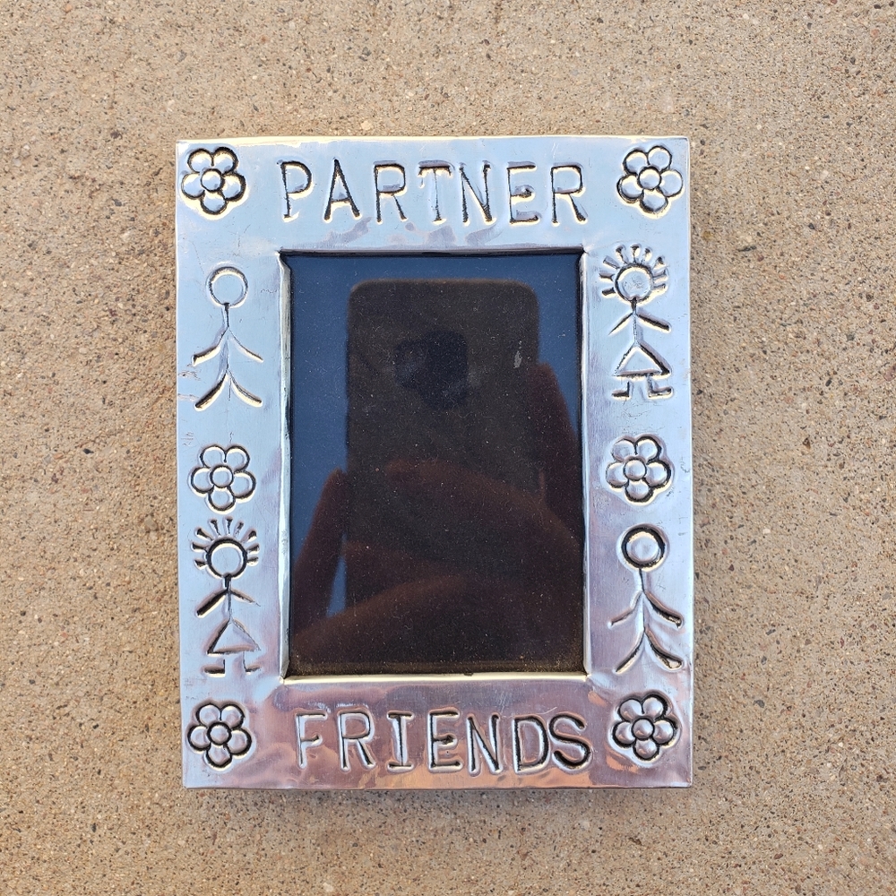 Small Silver Partner Friends Picture Frame
